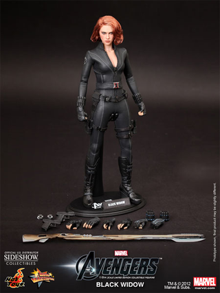 Illustration for article titled Avengers Action Figure Looks Just Like a Tiny Scarlett Johansson
